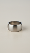Bague massive en acier inoxydable